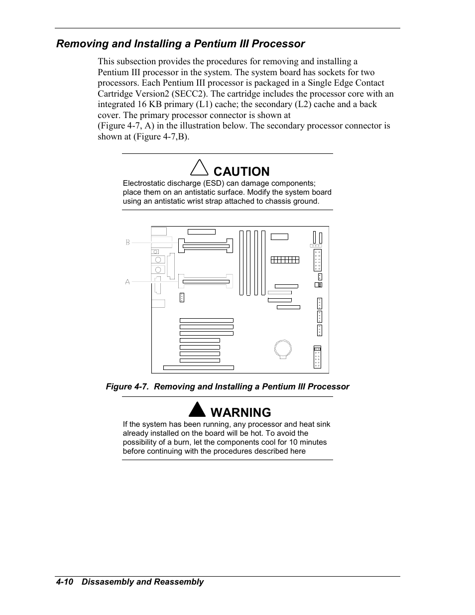 Caution, Warning | Intel Express 5800/120Ld User Manual | Page 82 / 194