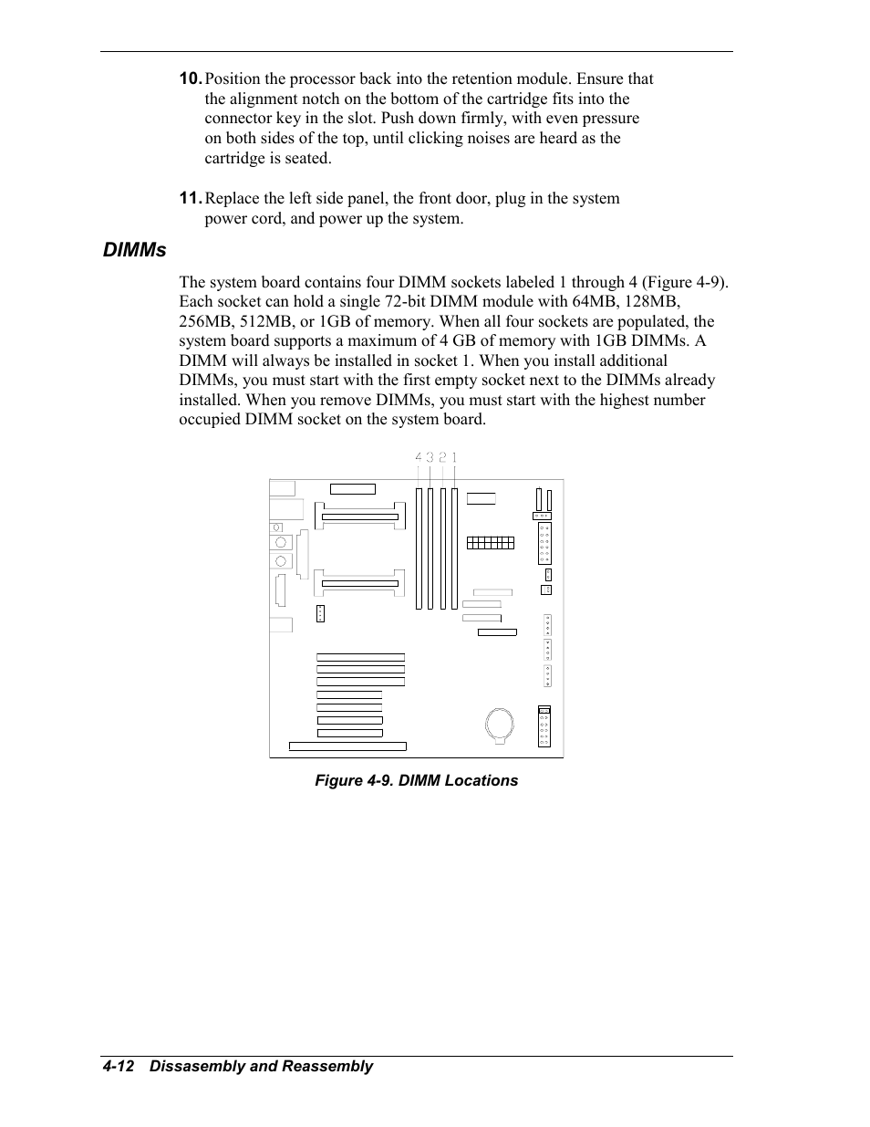 Removing and installing a processor | Intel Express 5800/120Ld User Manual | Page 84 / 194