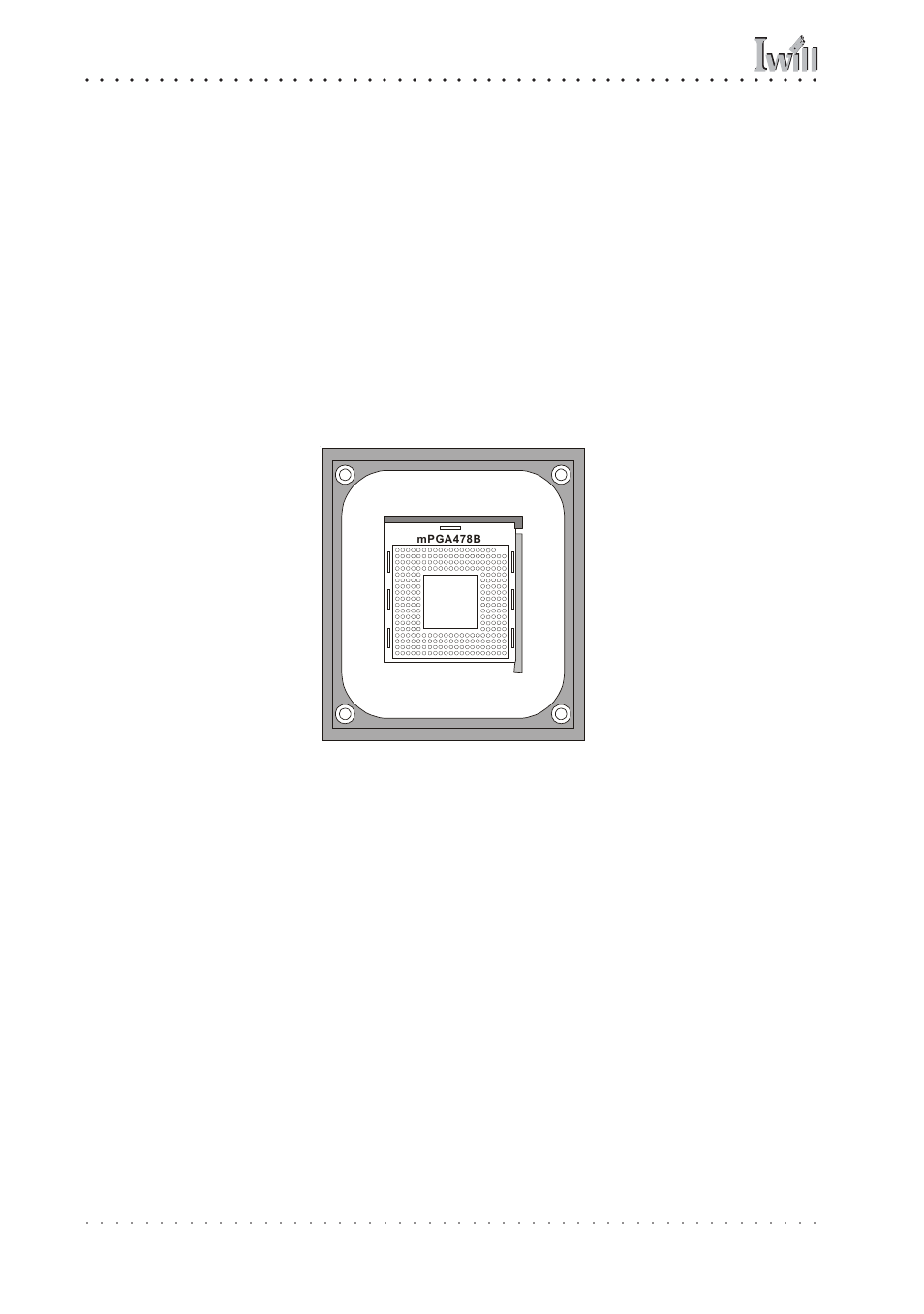 Cpu socket, Mp4g/mp4gl series motherboard, User’s manual | Fan/heatsink assembly retention mechanism | Intel FB24624100 User Manual | Page 20 / 108