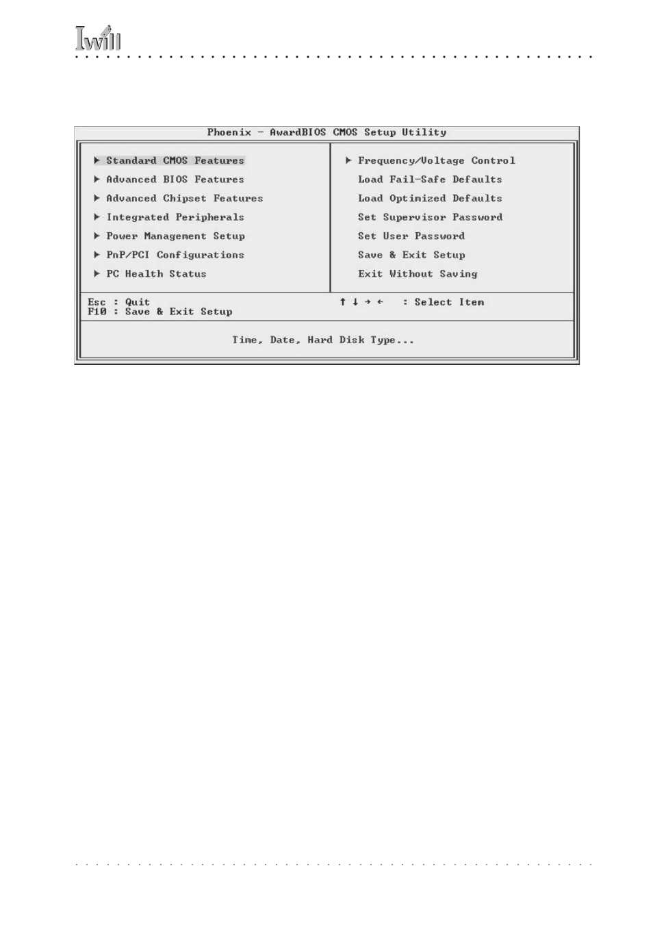 System configuration, User’s manual, Cmos setup utility – main screen | Intel FB24624100 User Manual | Page 73 / 108