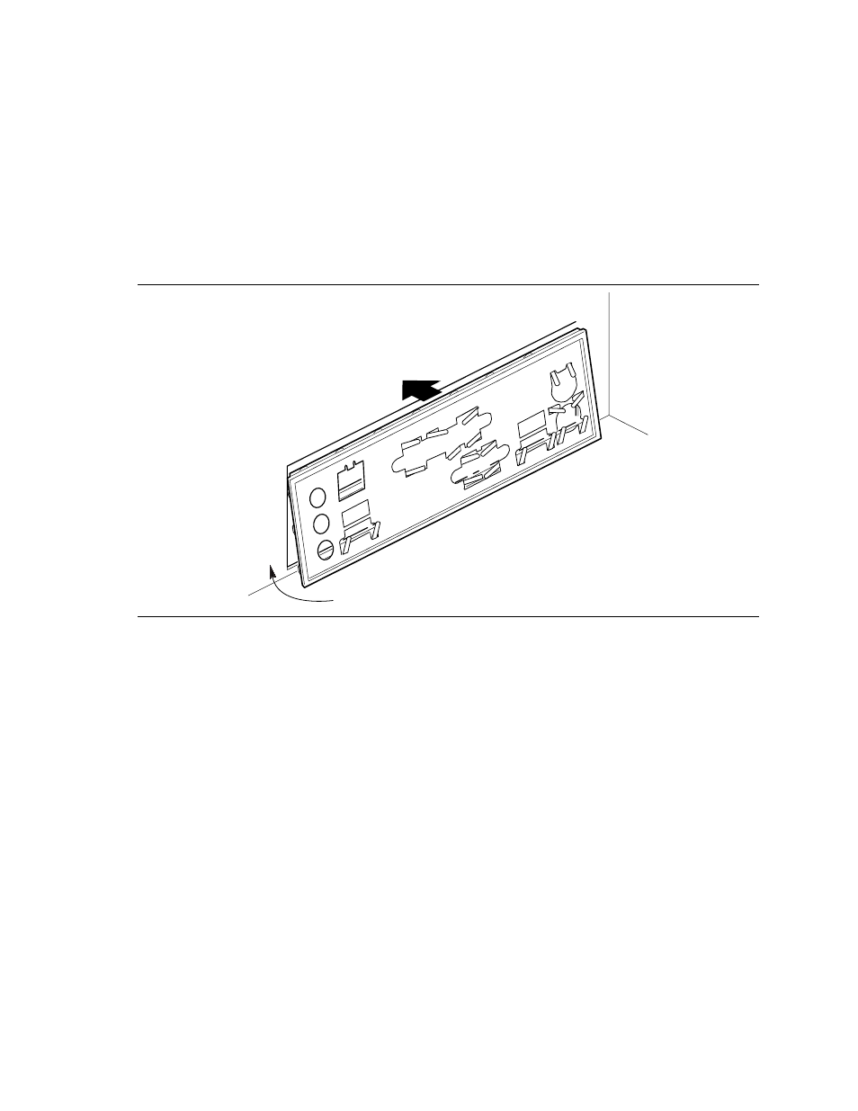 Installing the i/o shield | Intel D845PESV User Manual | Page 22 / 78