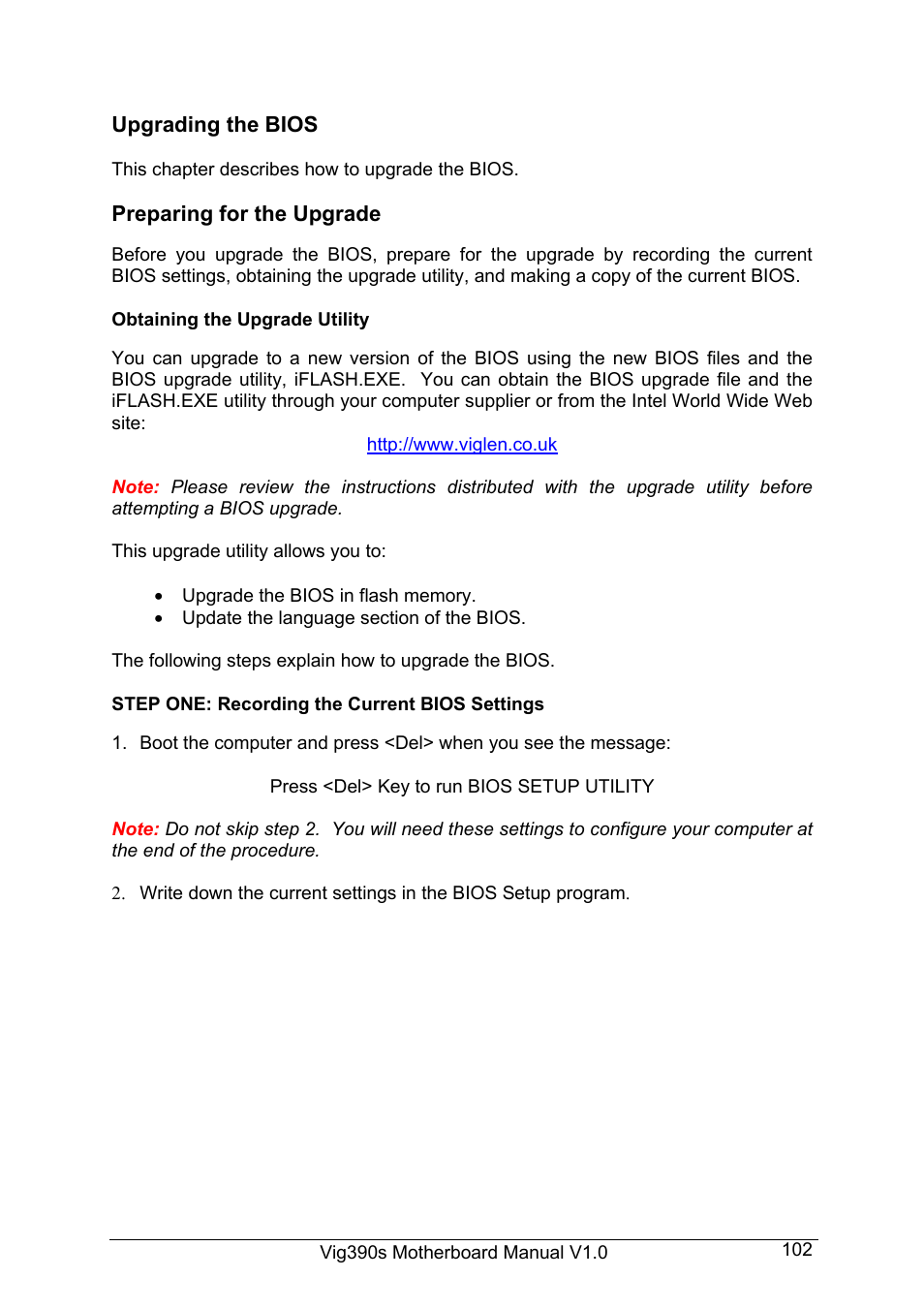 Intel Vig390s User Manual | Page 103 / 123