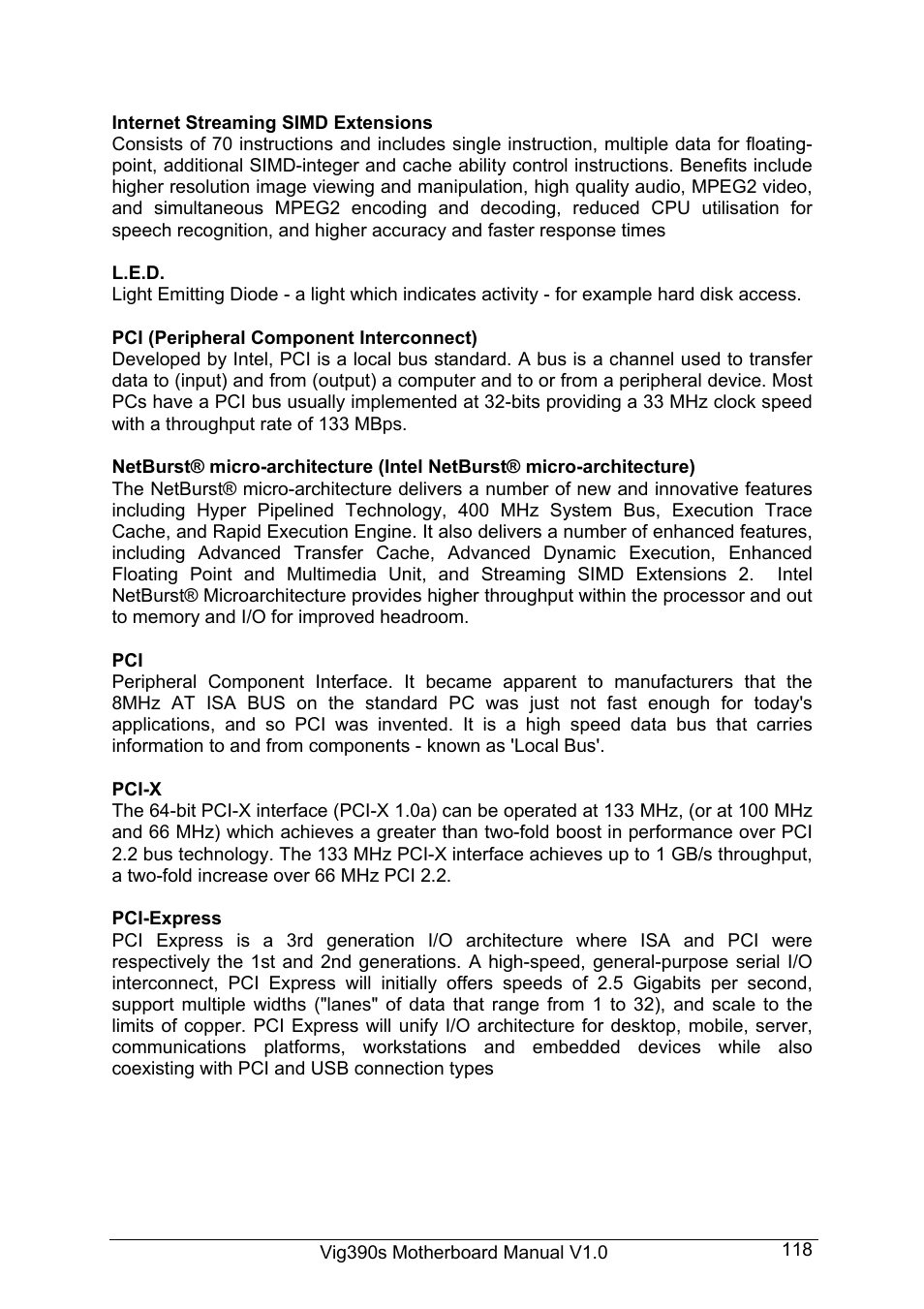 Intel Vig390s User Manual | Page 119 / 123