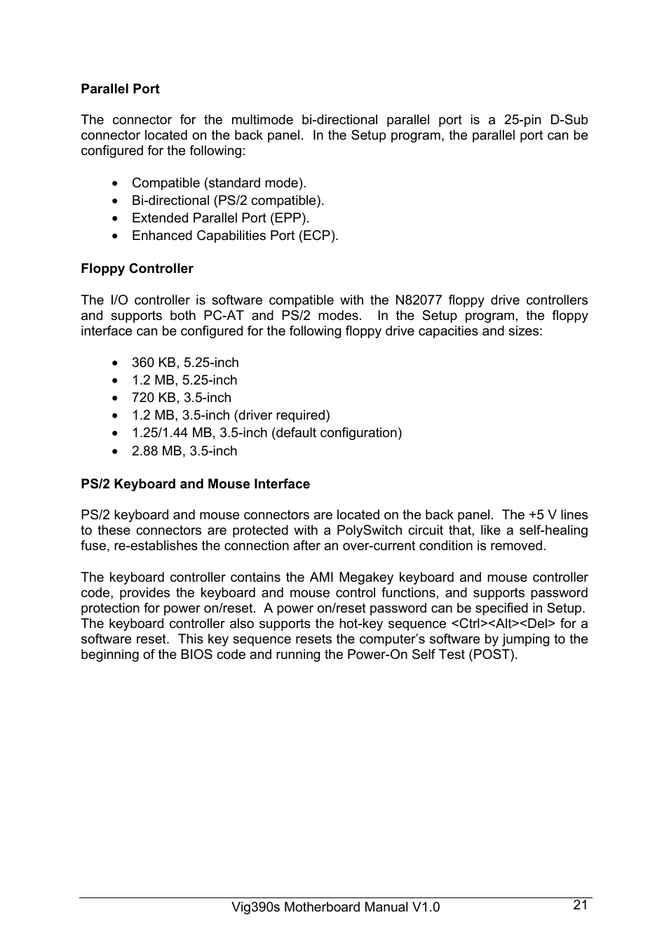 Intel Vig390s User Manual | Page 22 / 123