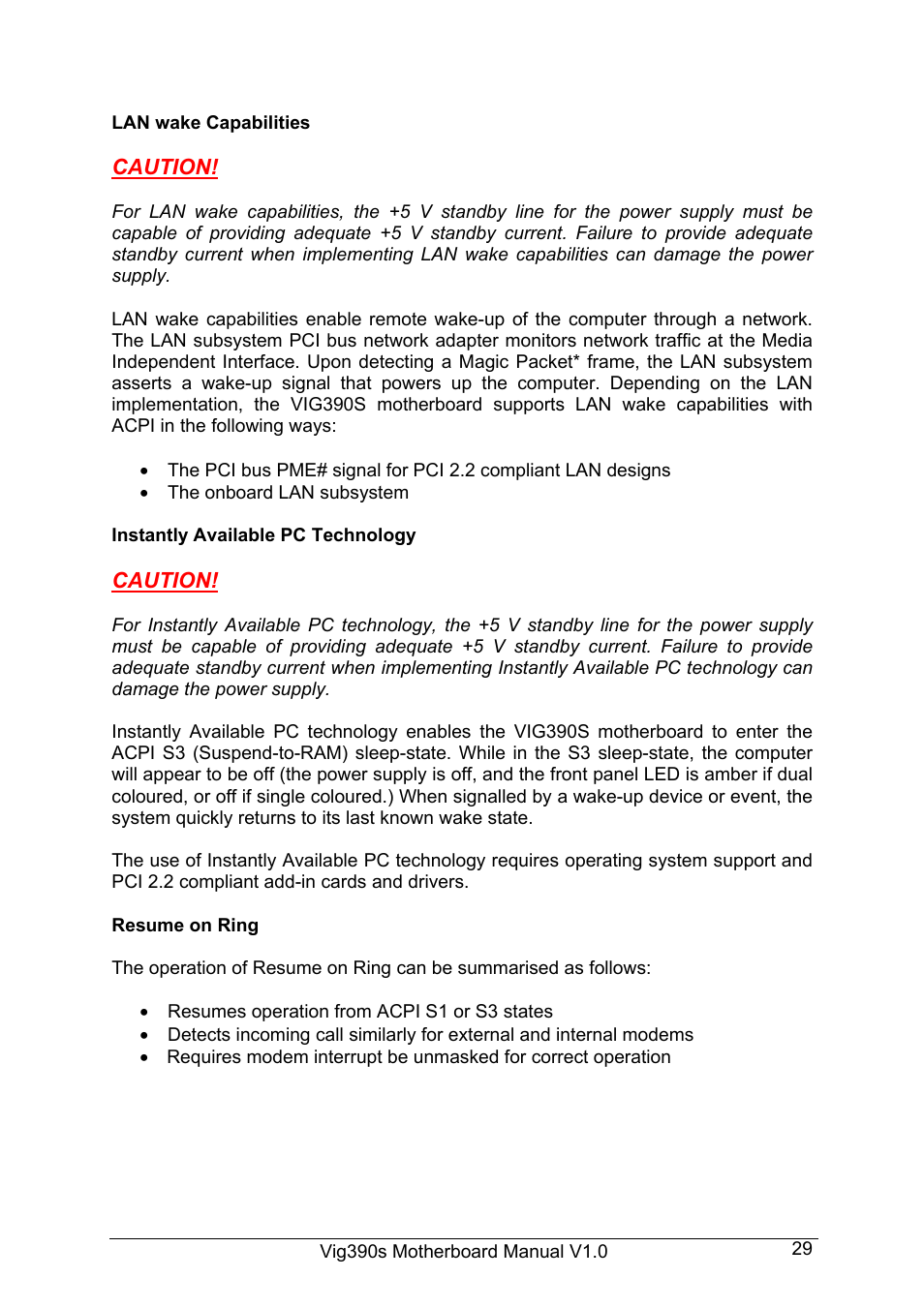 Intel Vig390s User Manual | Page 30 / 123