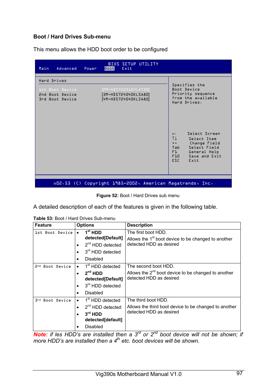 Or 2, Etc. boot devices will be shown | Intel Vig390s User Manual | Page 98 / 123