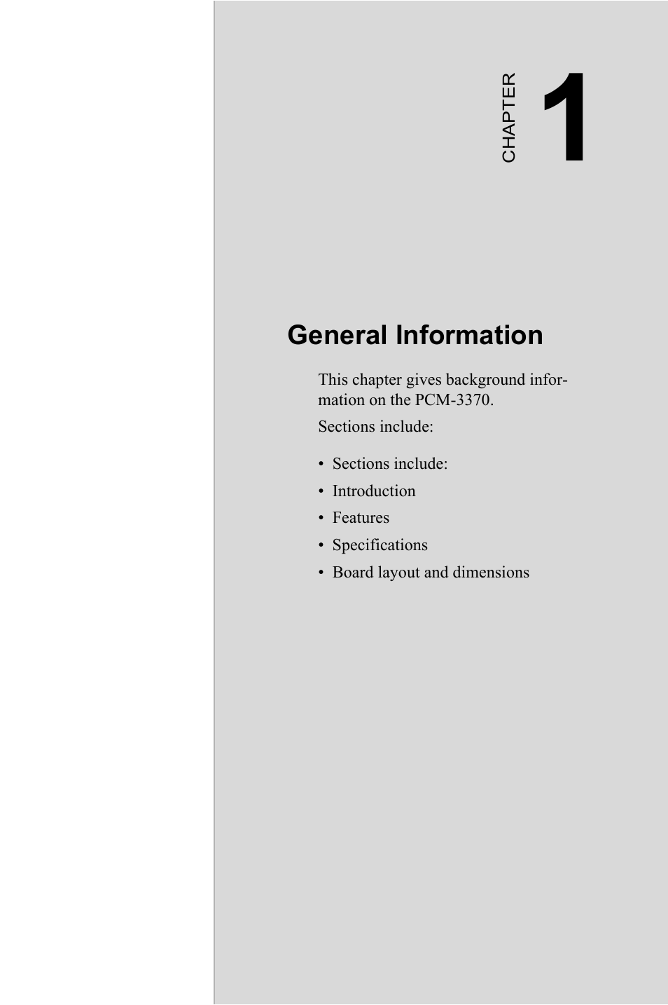 Intel PCM-3370 User Manual | Page 13 / 128