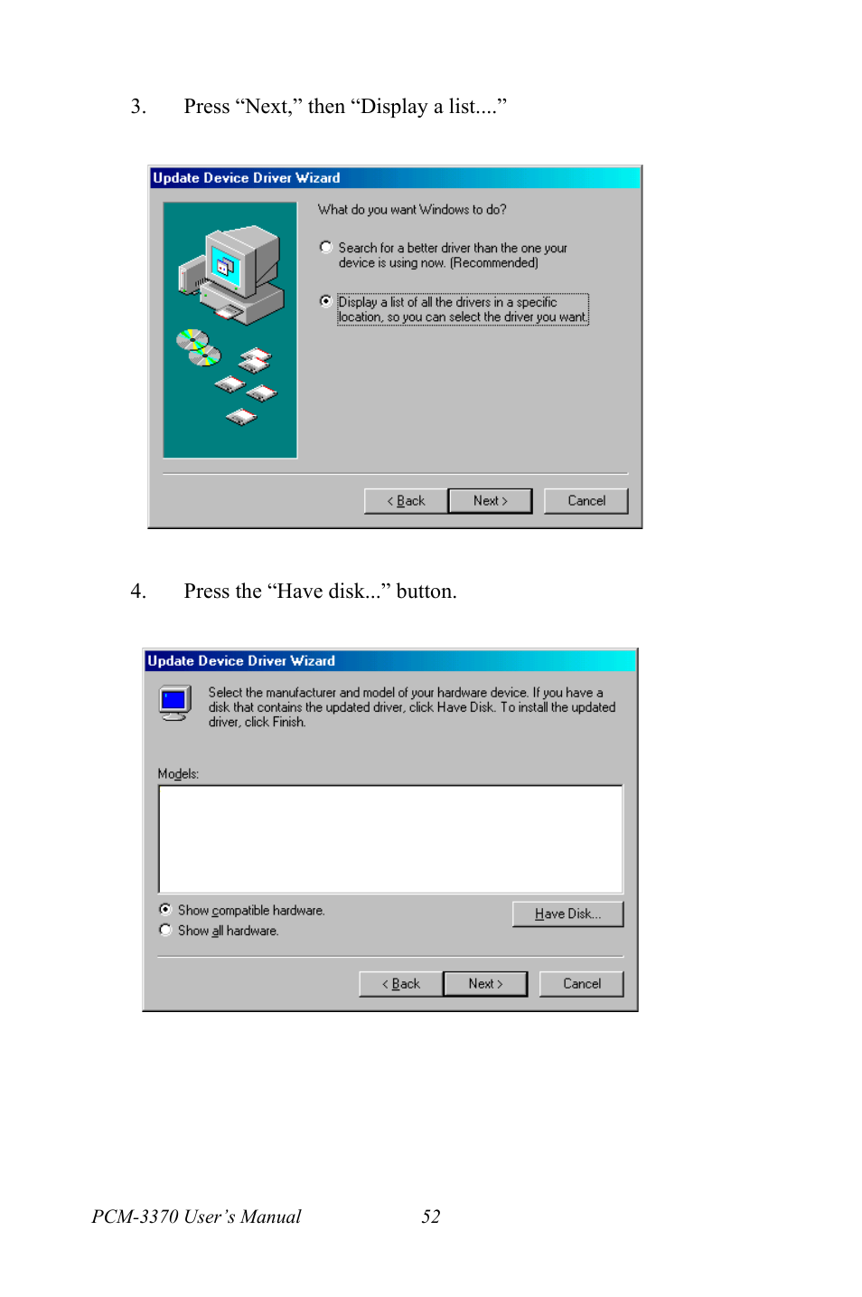 Intel PCM-3370 User Manual | Page 64 / 128