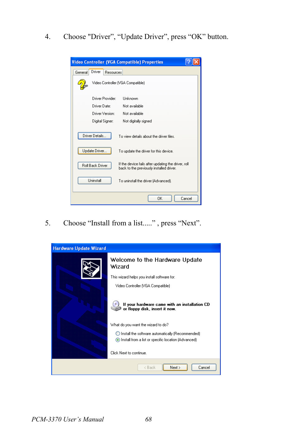 Intel PCM-3370 User Manual | Page 80 / 128