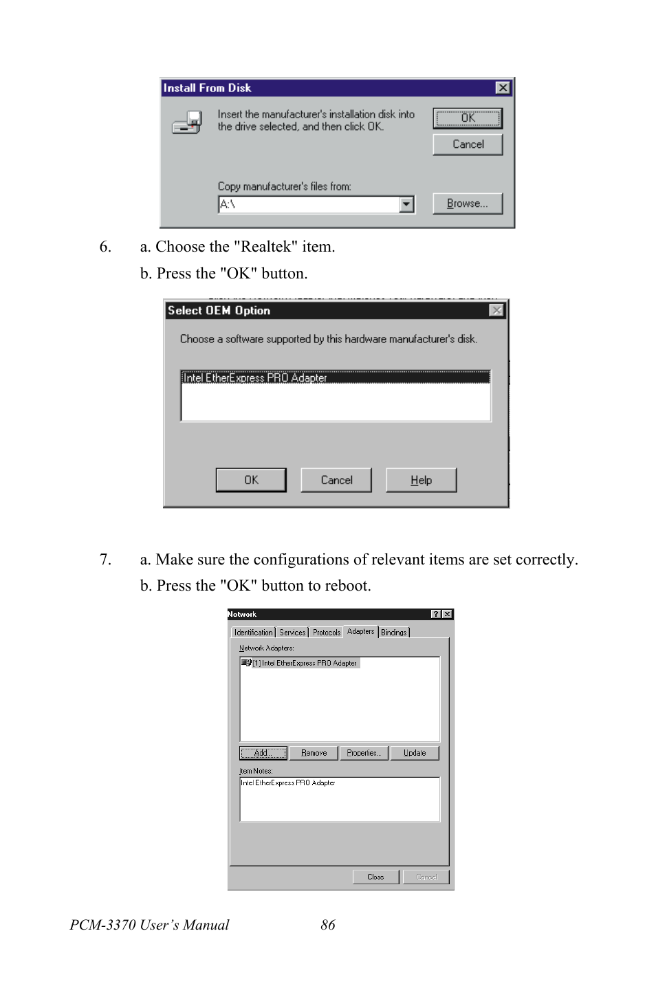 Intel PCM-3370 User Manual | Page 98 / 128