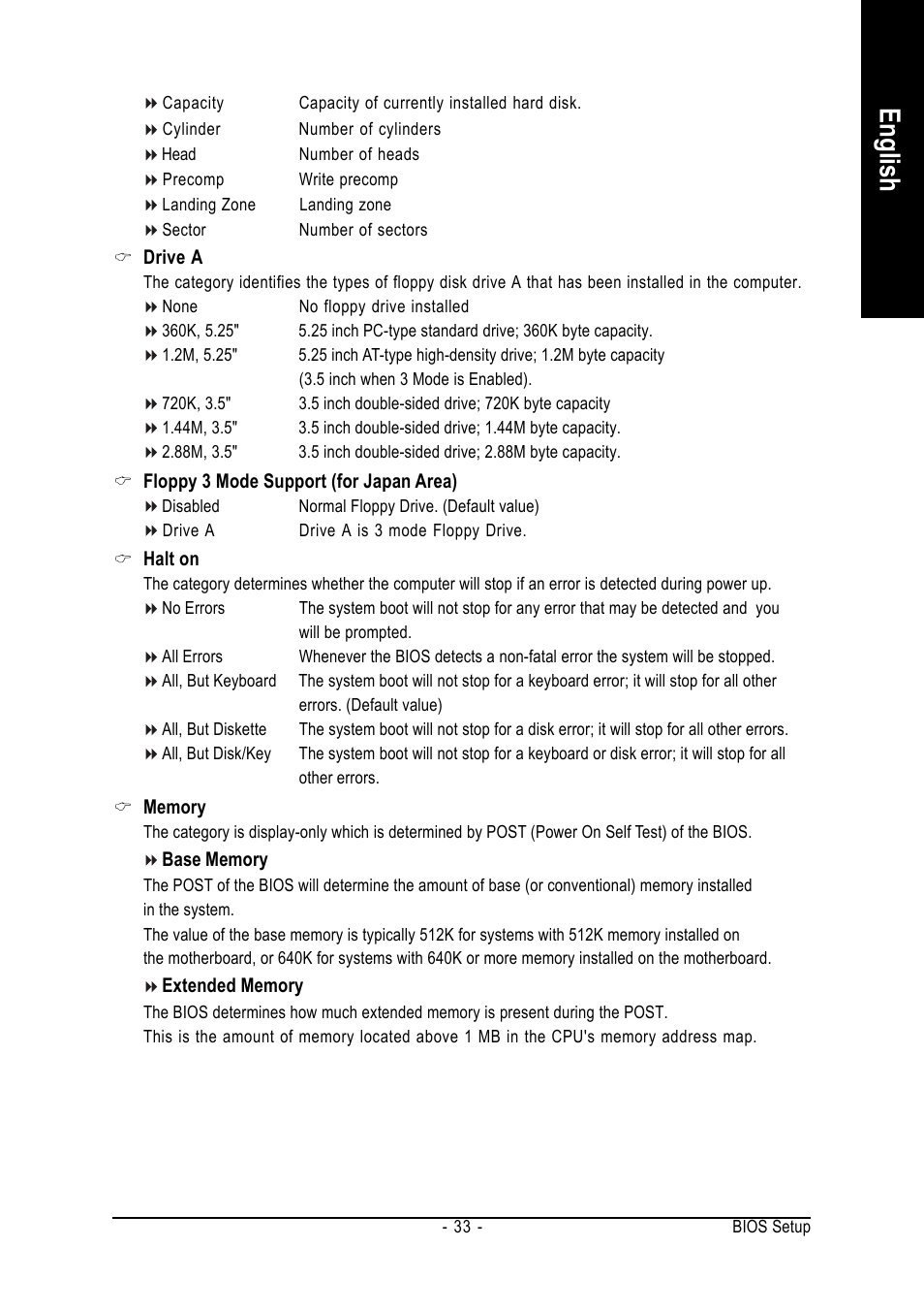 English | Intel GA-945P-DS3/S3 User Manual | Page 33 / 72