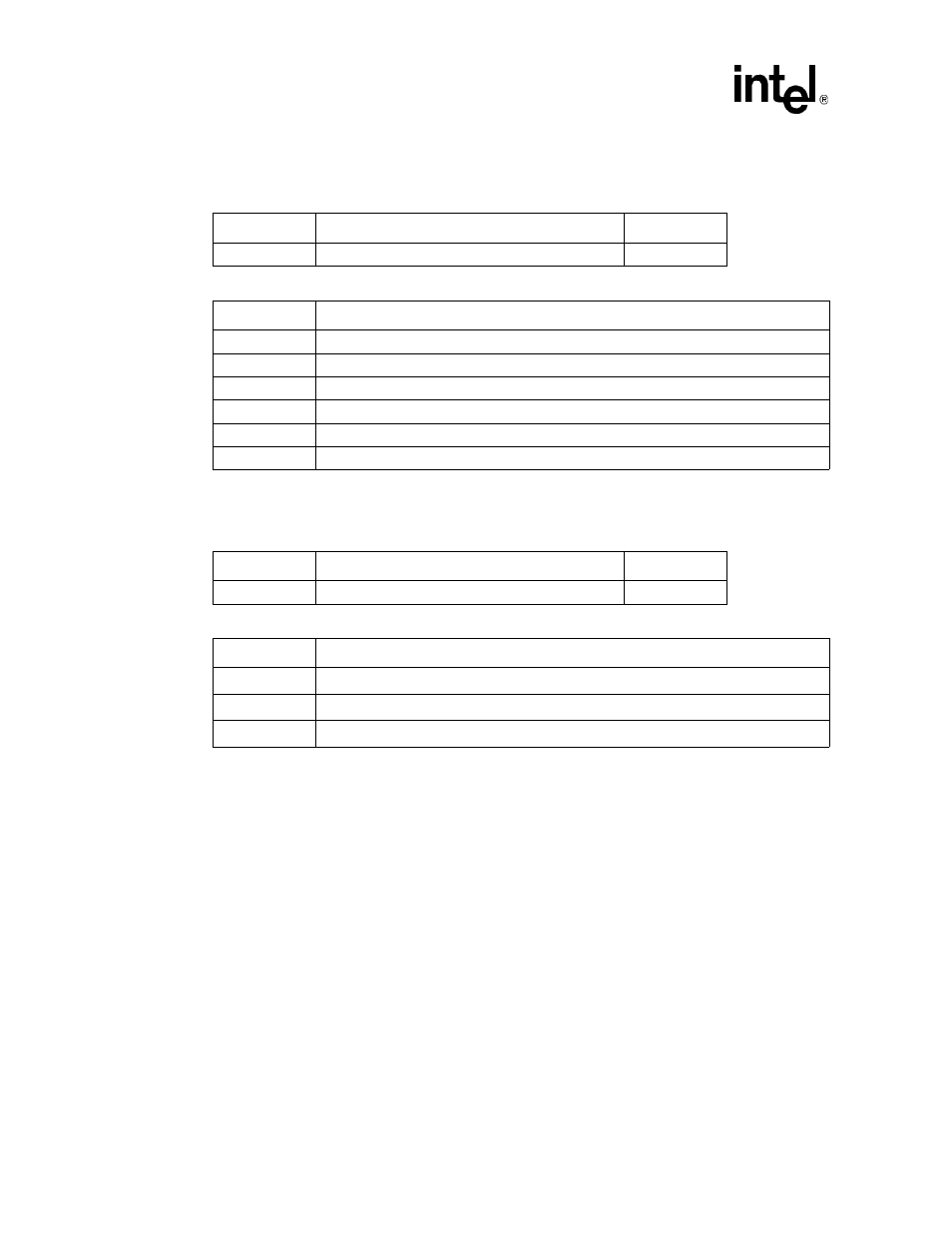 8 jumper j7b4: smbus header, Table 37. jumper j7b4: descriptions, Table 38. jumper j7b4: settings and operation mode | 9 jumper j9d3: buzzer volume control, Table 39. jumper j9d3: descriptions, Table 40. jumper j9d3: settings and operation mode | Intel IQ80333 User Manual | Page 44 / 68