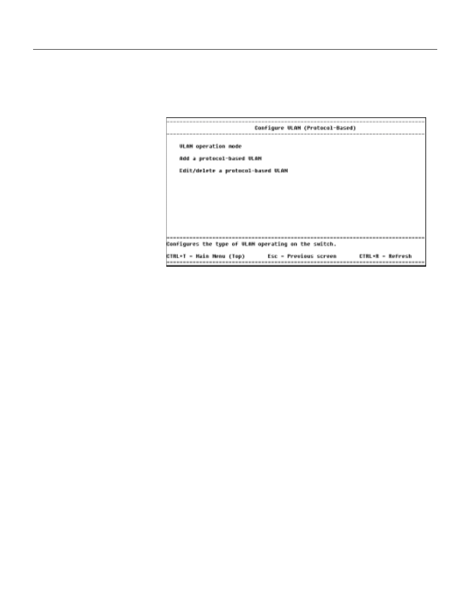 Configure a protocol-based vlan, Description | Intel NetStructure 470 User Manual | Page 104 / 155