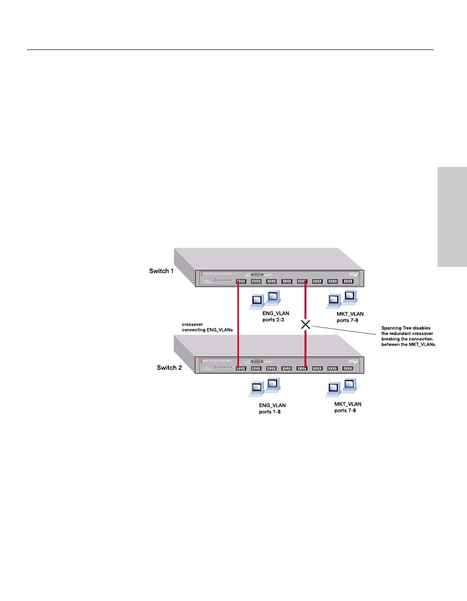 Garp vlan registration protocol (gvrp), Spanning tree protocol and vlans | Intel NetStructure 470 User Manual | Page 23 / 155