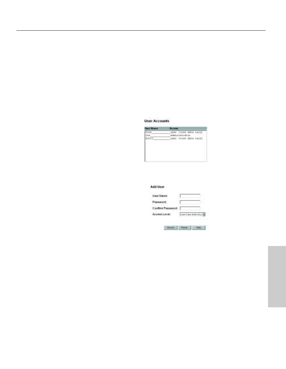 Managing user accounts | Intel NetStructure 470 User Manual | Page 39 / 155