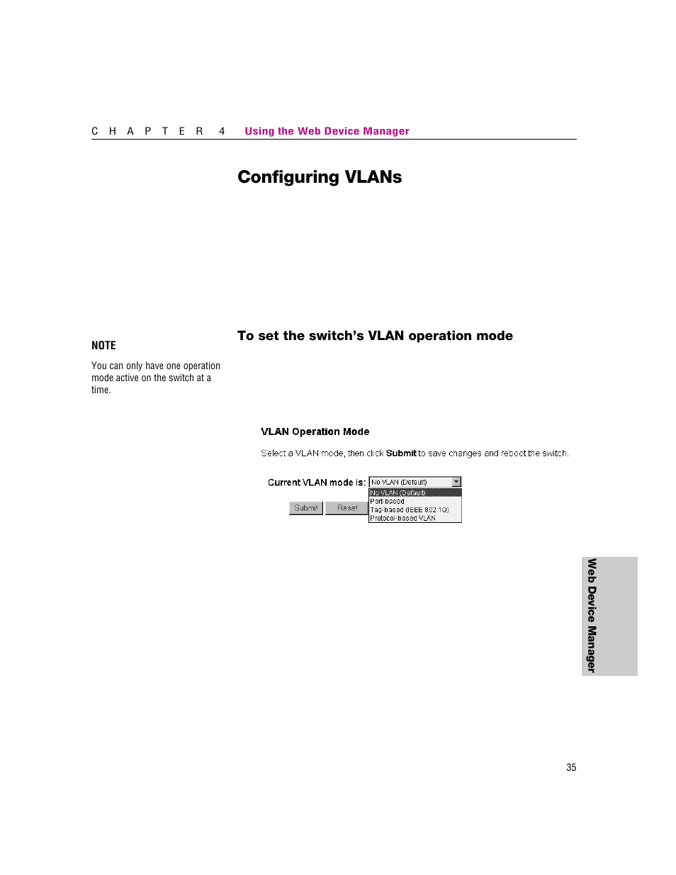 Configuring vlans | Intel NetStructure 470 User Manual | Page 41 / 155