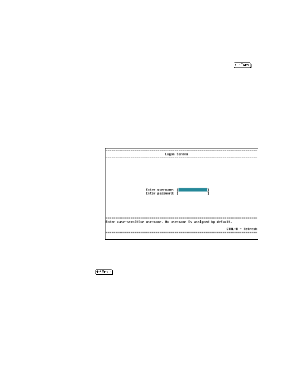 Logon screen, Description | Intel NetStructure 470 User Manual | Page 56 / 155