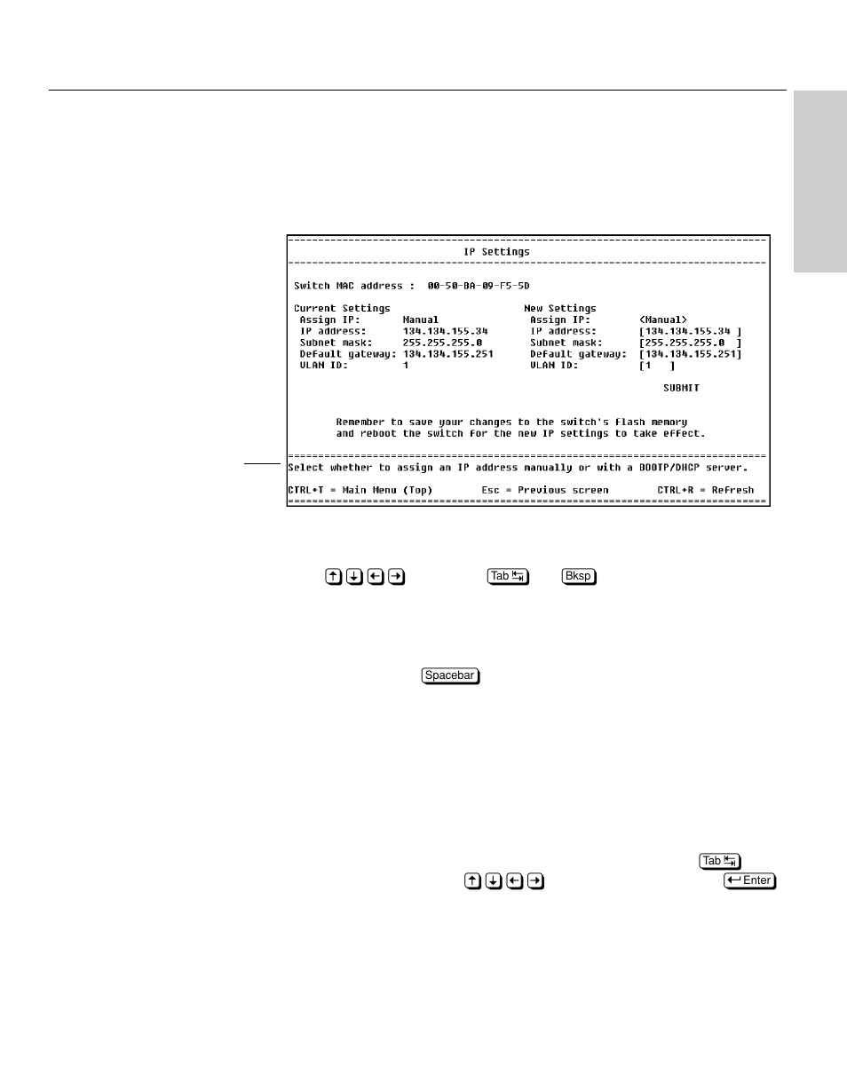 Navigation, Screen legend | Intel NetStructure 470 User Manual | Page 57 / 155