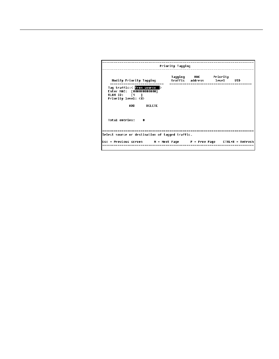 Priority tagging, Description | Intel NetStructure 470 User Manual | Page 64 / 155