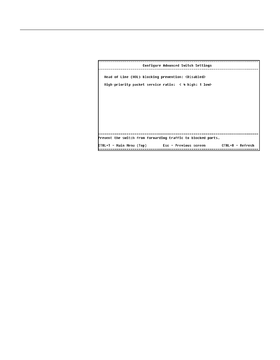 Configure advanced switch settings, Description | Intel NetStructure 470 User Manual | Page 66 / 155