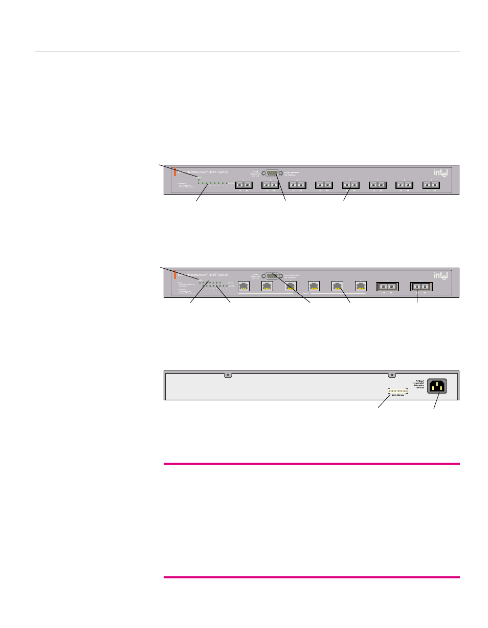 Switch features | Intel NetStructure 470 User Manual | Page 8 / 155