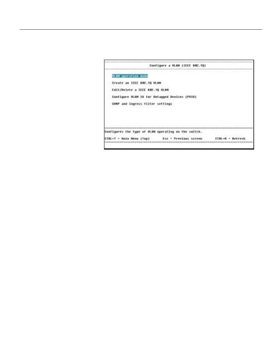 Configure 802.1q vlans, Description | Intel NetStructure 470 User Manual | Page 94 / 155