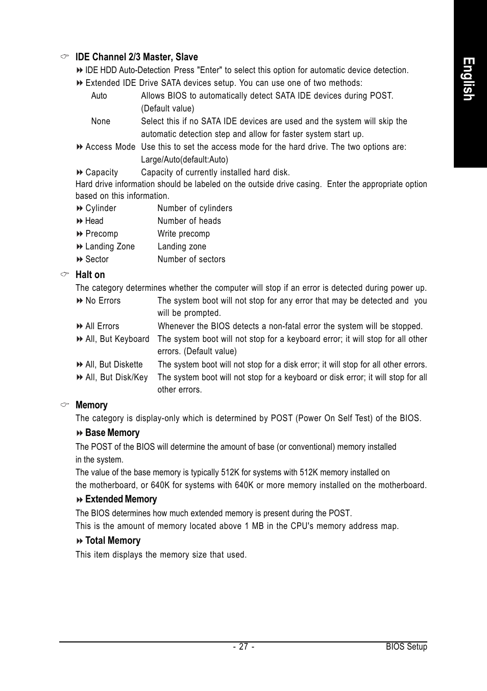 English | Intel GA-8I915G-ZFD User Manual | Page 27 / 72