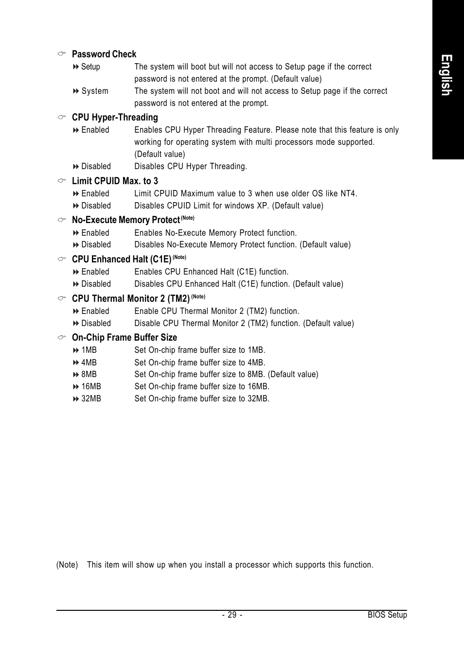 English | Intel GA-8I915G-ZFD User Manual | Page 29 / 72