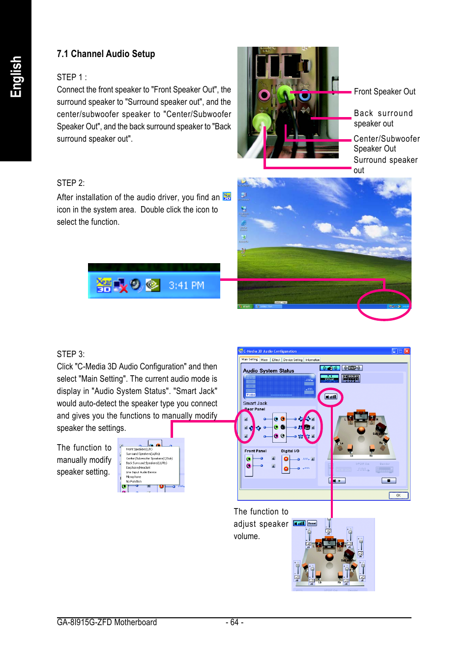English | Intel GA-8I915G-ZFD User Manual | Page 64 / 72