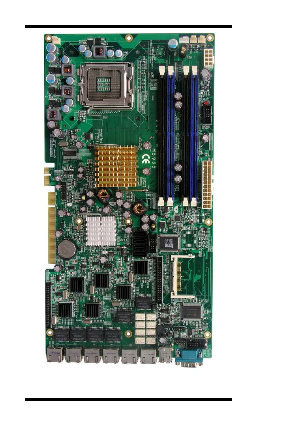 The mb935 motherboard | Intel MB935 User Manual | Page 4 / 66