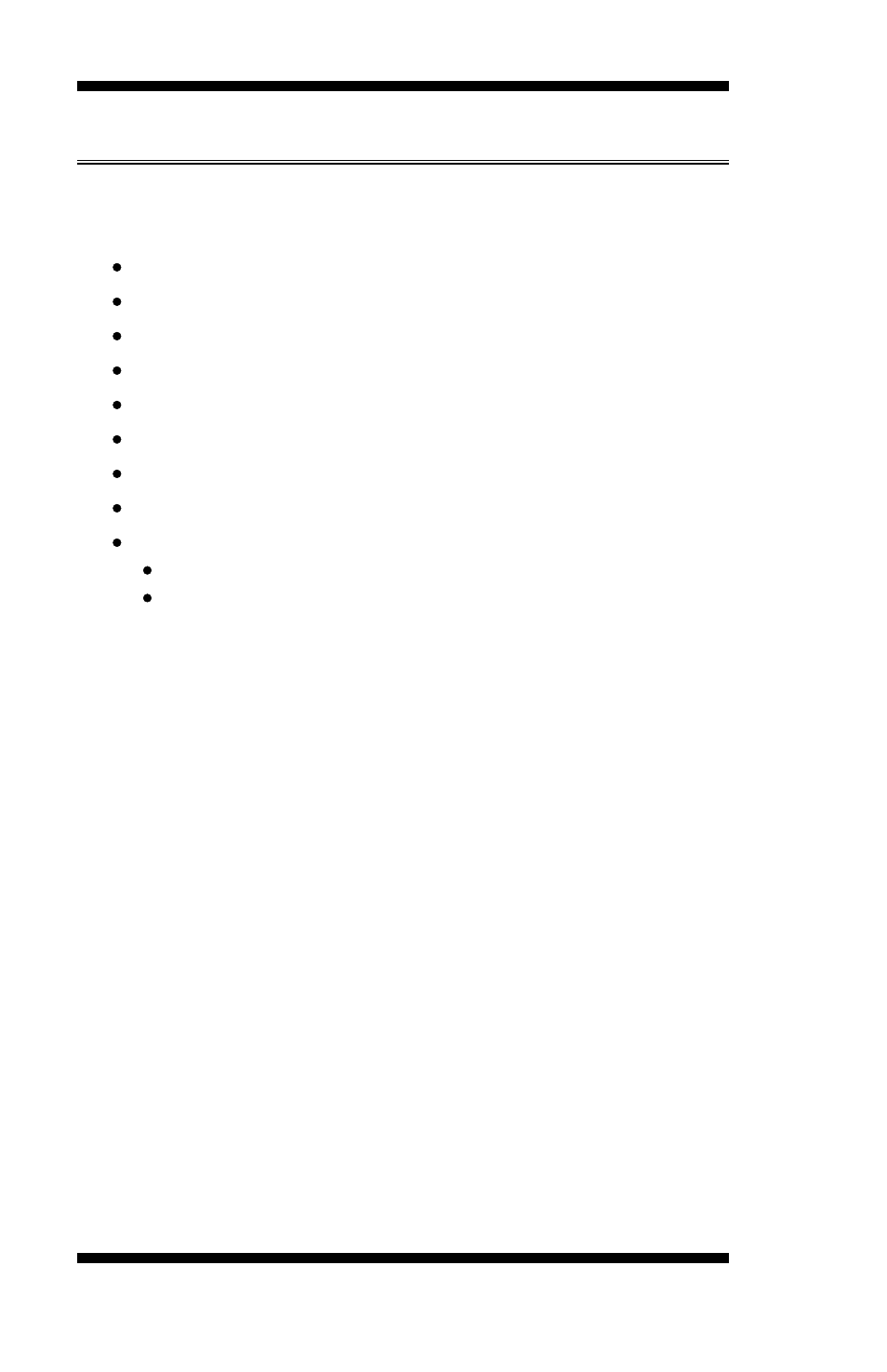 Checklist | Intel MB935 User Manual | Page 6 / 66