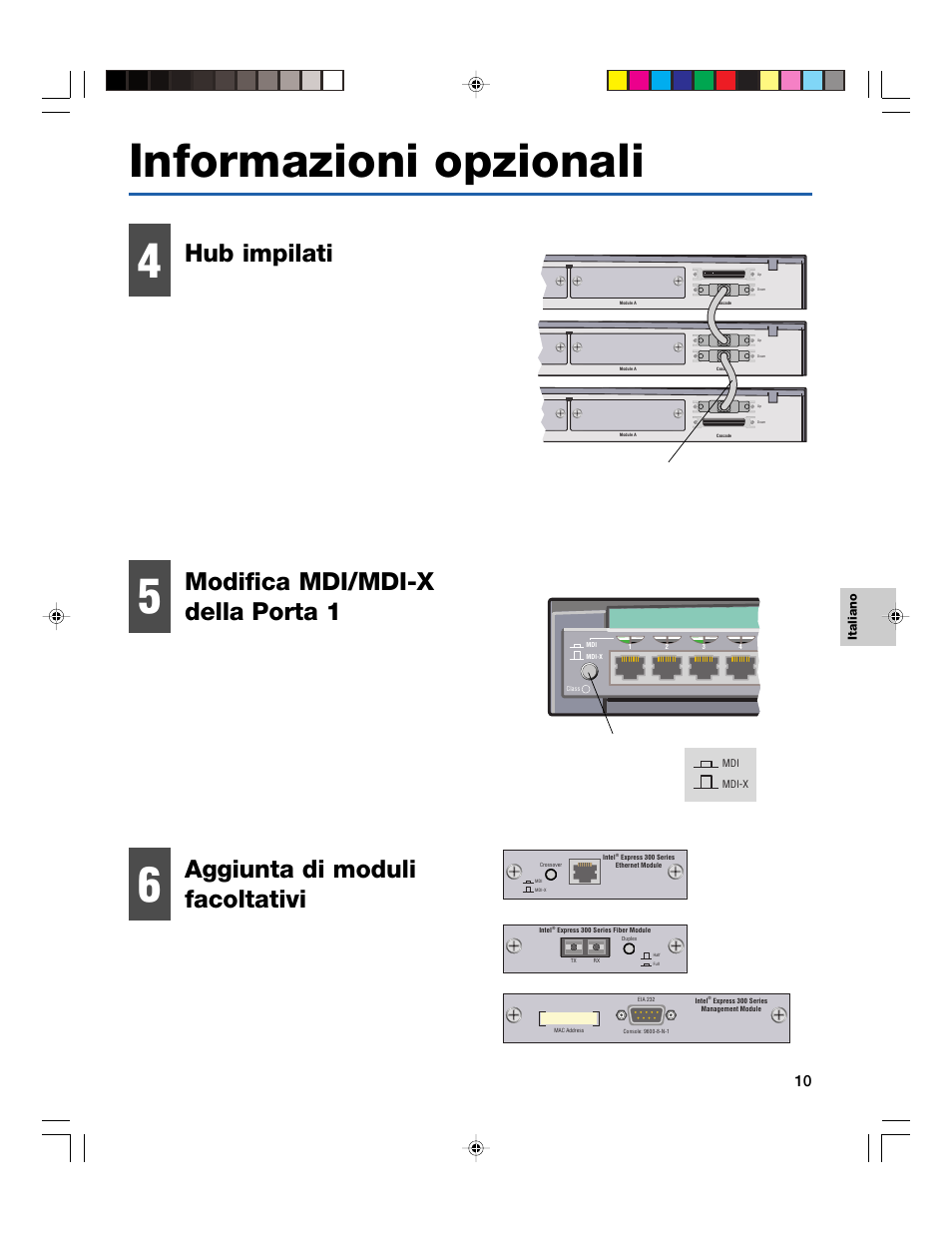 Informazioni opzionali | Intel EXPRESS 330T User Manual | Page 11 / 16