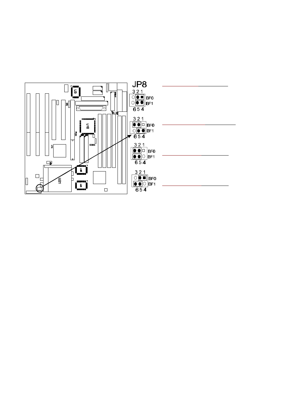 2 two-jumper setting for cpu | Intel 430TX User Manual | Page 57 / 65