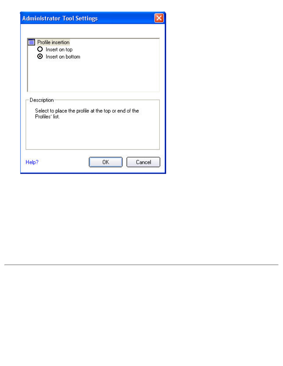 Administrator tool application settings, Application settings, Voice over ip | Is not disabled in the administrator tool | Intel 3945ABG User Manual | Page 106 / 180