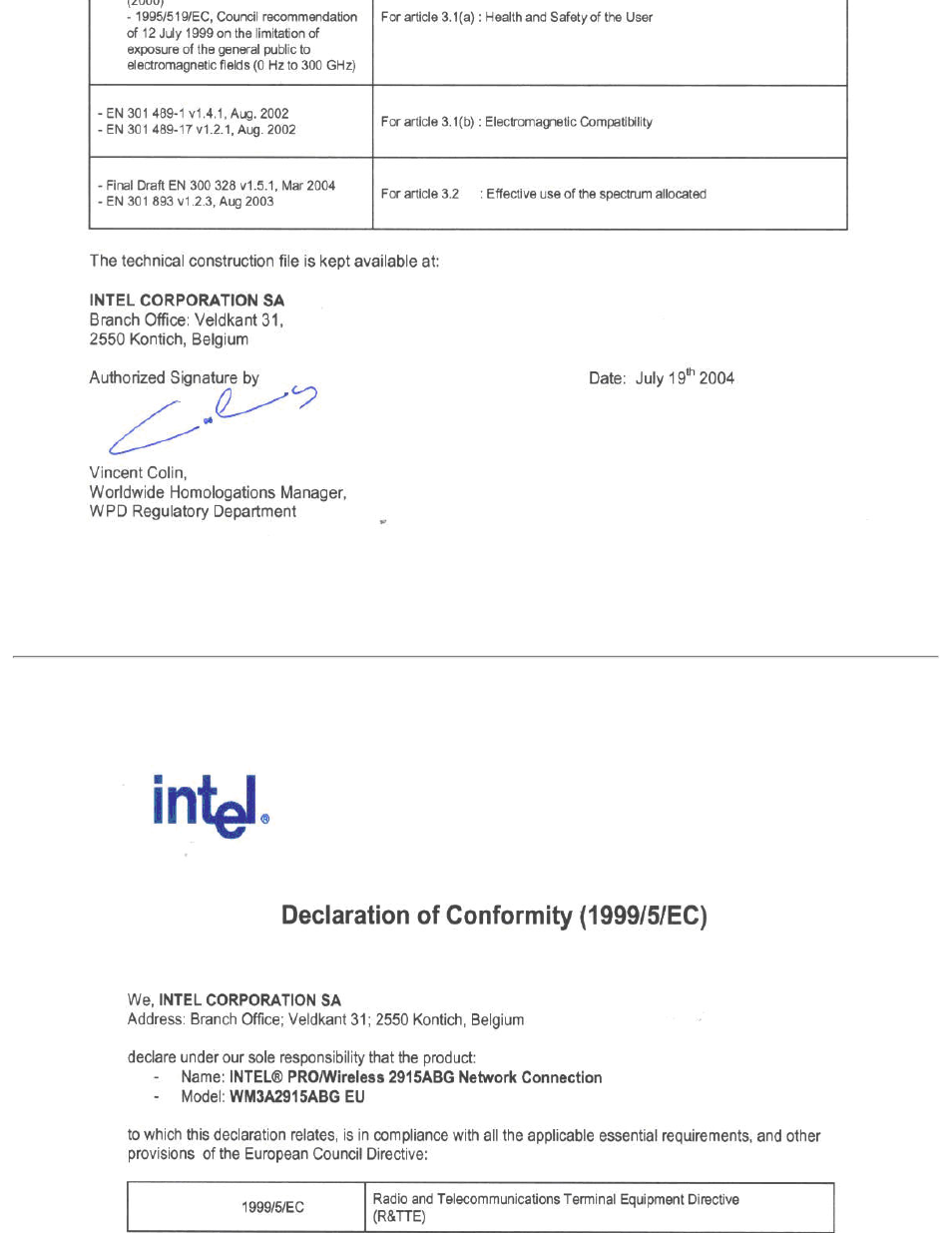 Intel 3945ABG User Manual | Page 162 / 180