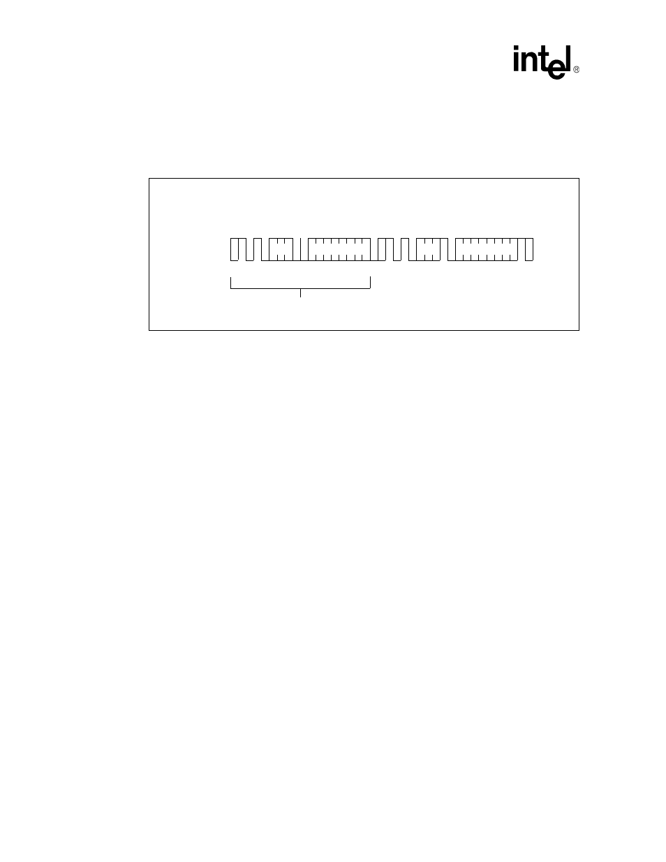 Figure 28. random read, 8 led interface, 1 modes of operation | Led interface 5.8.1, Modes of operation, Random read, Intel | Intel IXF1104 User Manual | Page 115 / 231