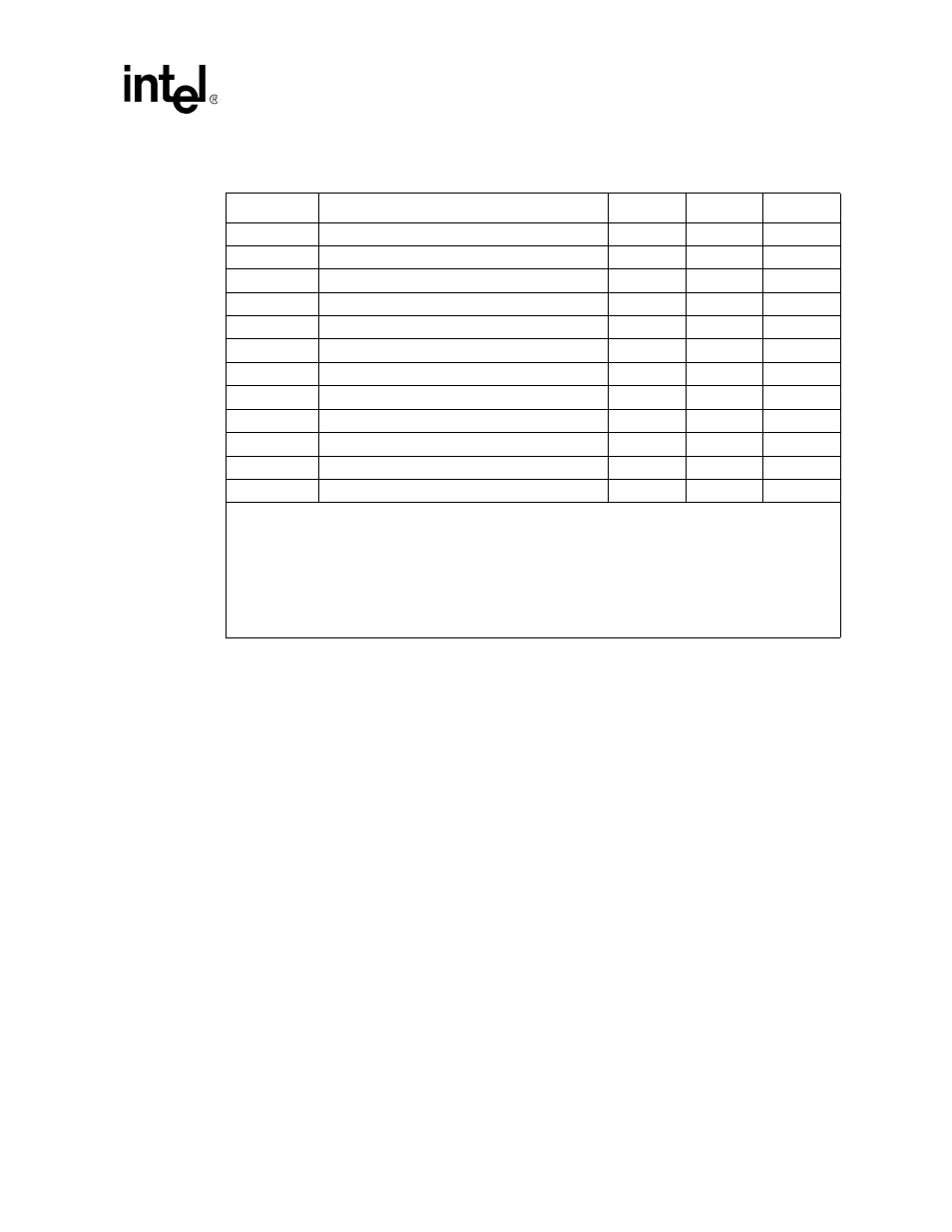 Table 46. spi3 receive interface signal parameters, Spi3 receive interface signal parameters, Table 46 “spi3 receive interface signal parameters | Table 46 | Intel IXF1104 User Manual | Page 138 / 231