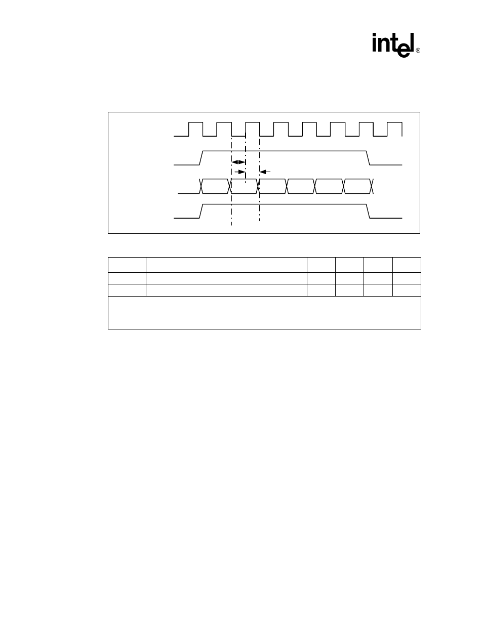 2 1000base-t receive interface, Figure 39. 1000base-t receive interface timing, 1000base-t receive interface | 1000base-t receive interface timing, Gmii 1000base-t receive signal parameters, Figure 39 “1000base-t, Table 50 “gmii 1000base-t receive signal, Figure 39, Table 50 | Intel IXF1104 User Manual | Page 143 / 231