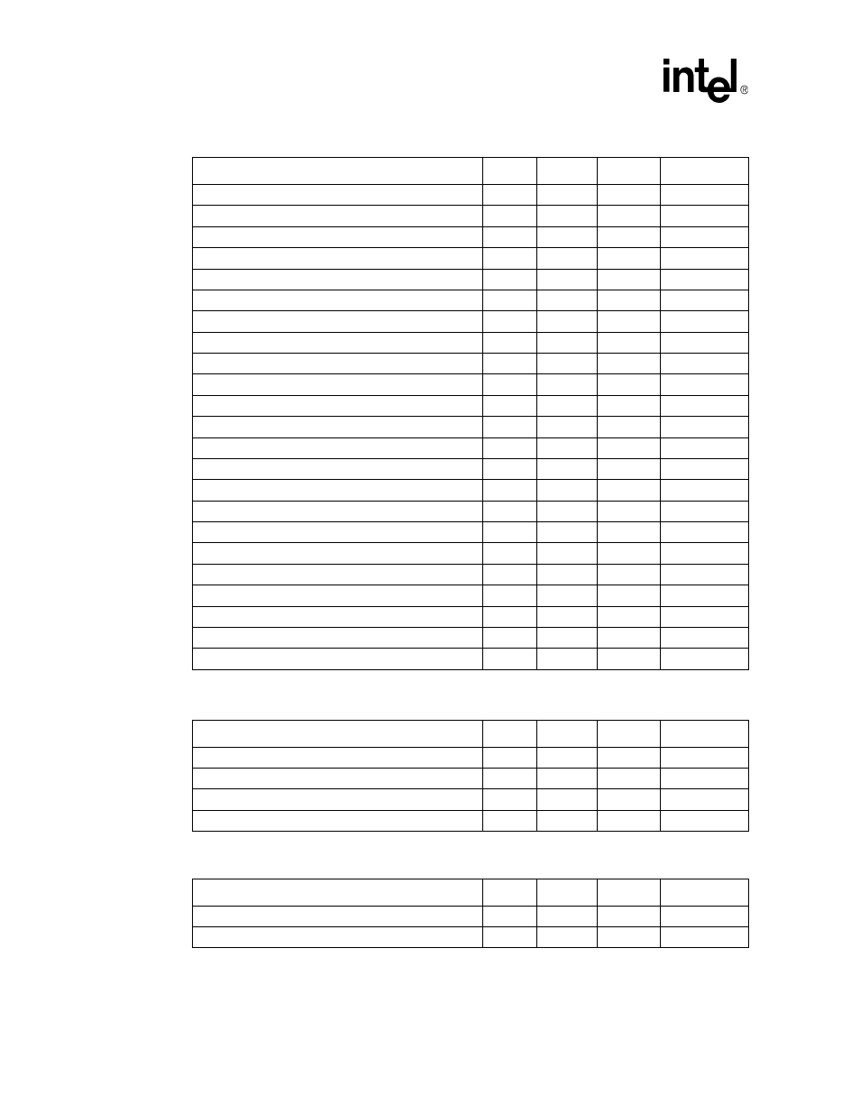 Table 66. mdio registers ($ 0x680 - 0x683), Mdio registers ($ 0x680 - 0x683), Spi3 registers ($ 0x700 - 0x716) | Intel IXF1104 User Manual | Page 161 / 231