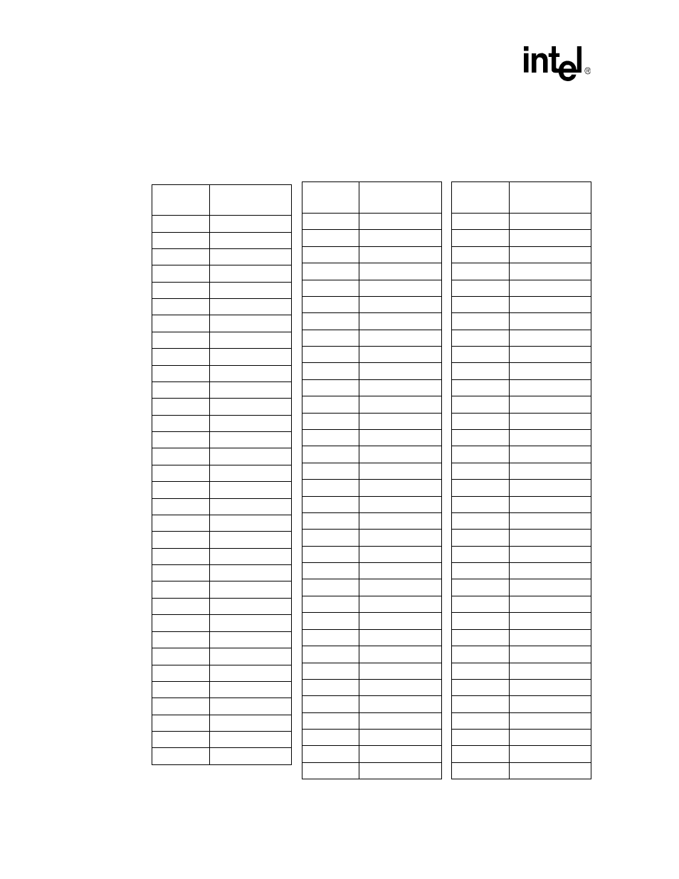 Balls listed in alphabetic order by ball location, Ball list in alphanumeric order by ball location, Table 2 | For t, Intel | Intel IXF1104 User Manual | Page 30 / 231