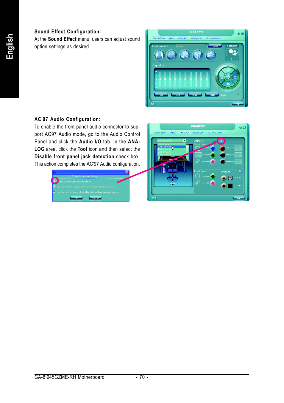 English | Intel GA-8I945GZME-RH User Manual | Page 70 / 80