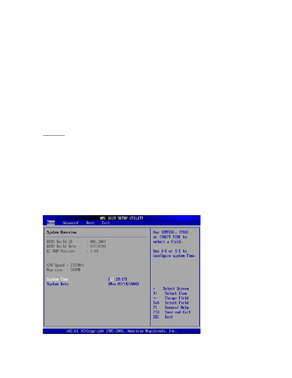 Bios setup | Intel Integrated Touchscreen Computer J2 650 User Manual | Page 34 / 78