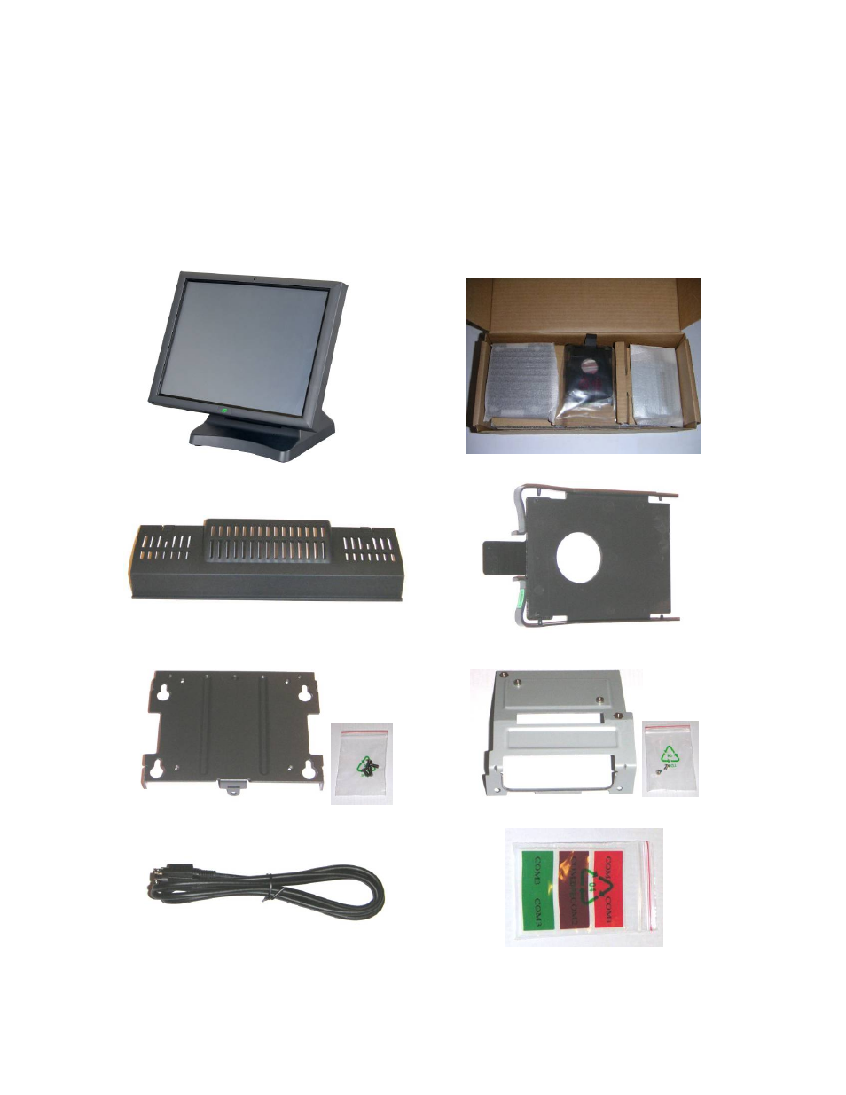 Packing list | Intel Integrated Touchscreen Computer J2 650 User Manual | Page 64 / 78