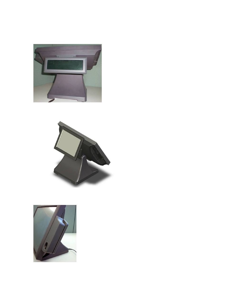 Customer display, Secondary video display, Fingerprint reader / msr | Intel Integrated Touchscreen Computer J2 650 User Manual | Page 76 / 78