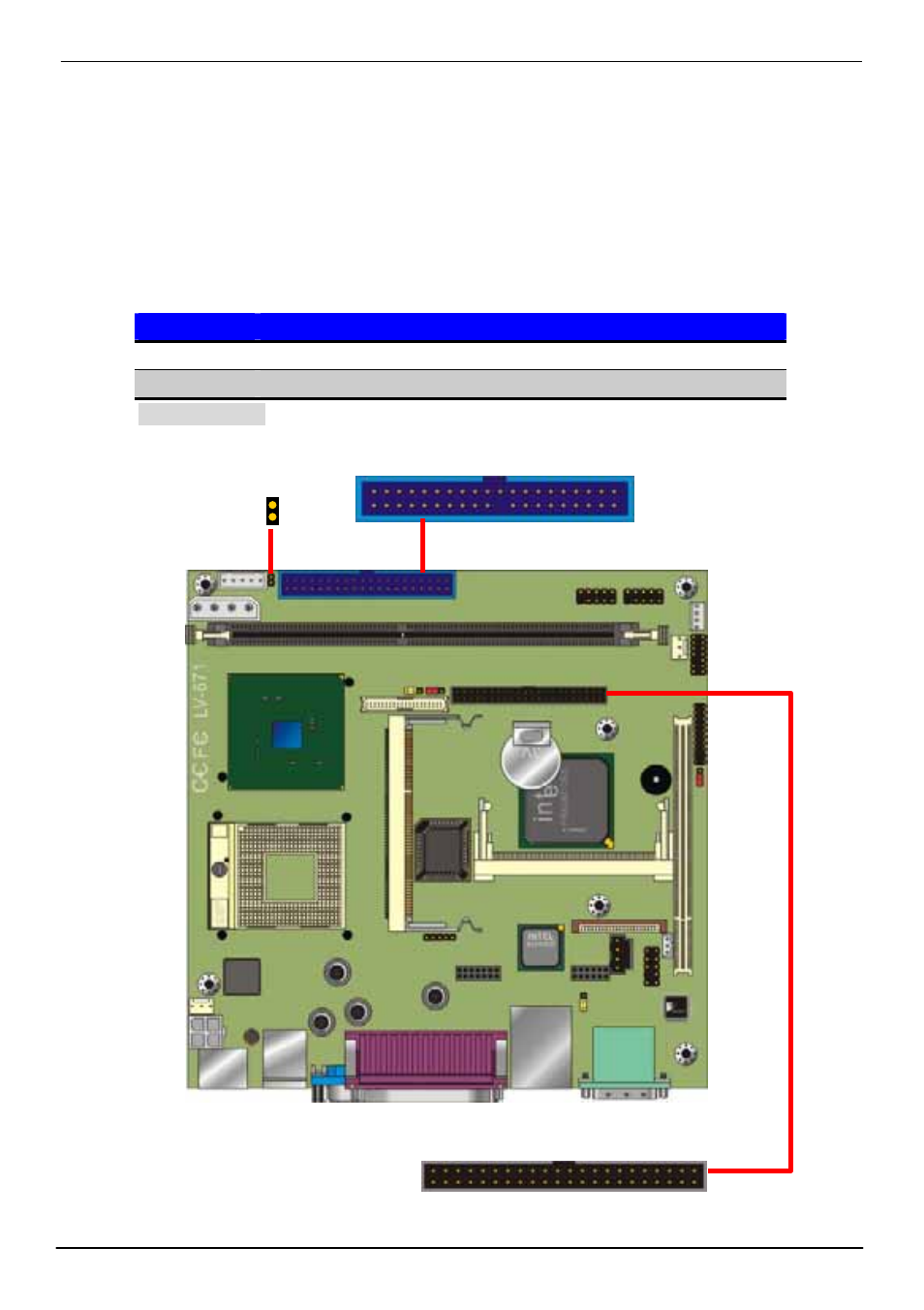 6 <ide interface | Intel LV-671 User Manual | Page 22 / 58