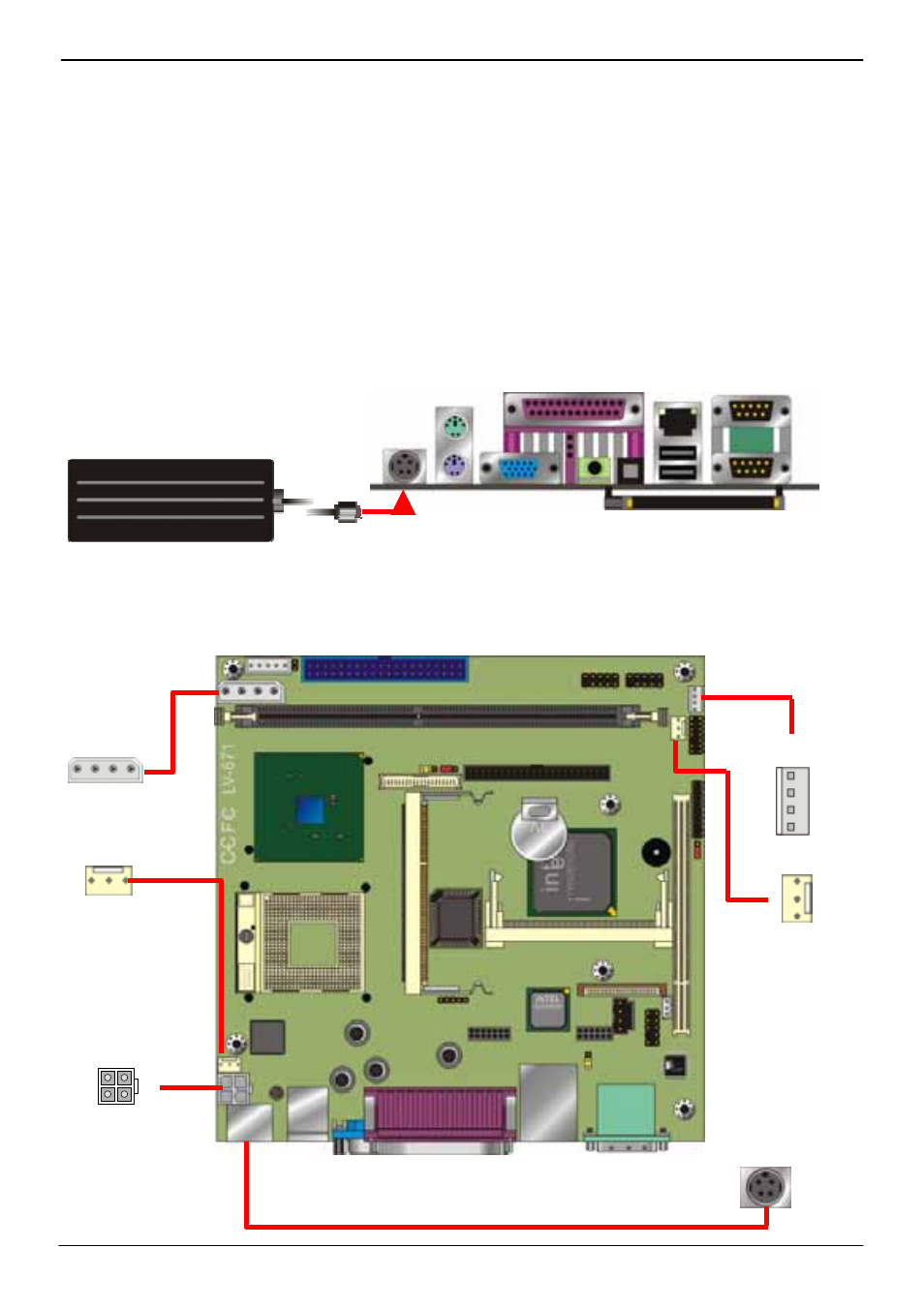 11 <power and fan connector | Intel LV-671 User Manual | Page 31 / 58