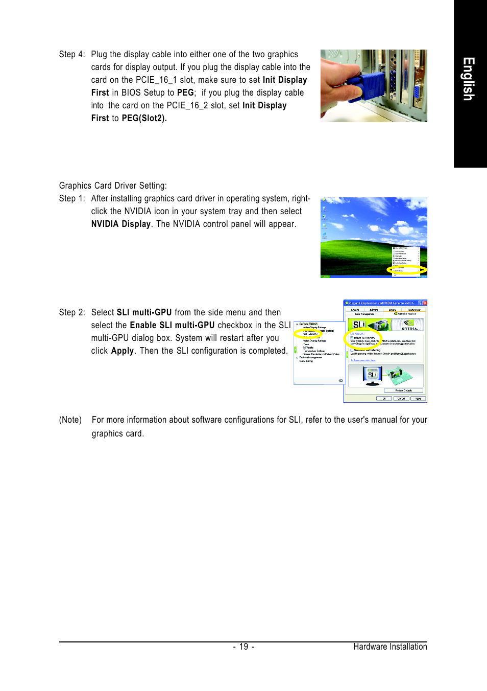 English | Intel GA-N650SLI-DS4 User Manual | Page 19 / 88