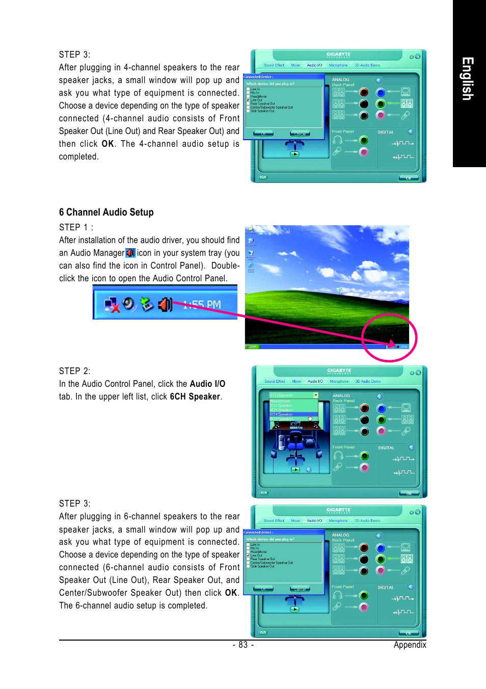 English | Intel GA-N650SLI-DS4 User Manual | Page 83 / 88