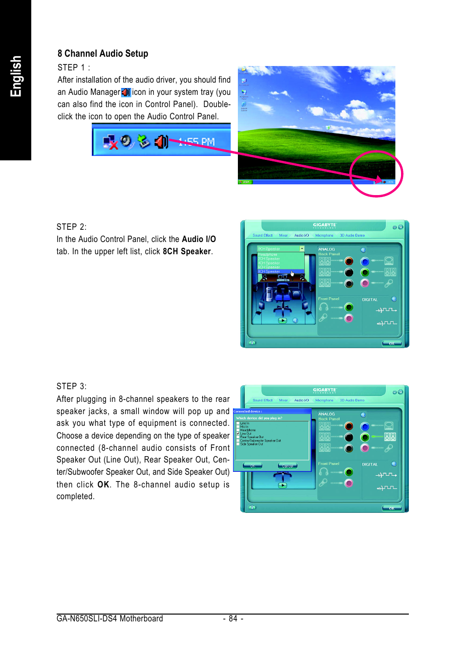 English | Intel GA-N650SLI-DS4 User Manual | Page 84 / 88
