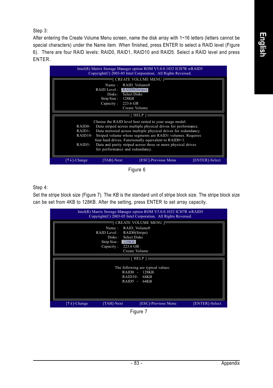 English, Appendix - 83 | Intel GA-G1975X User Manual | Page 83 / 112